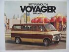 1977 Plymouth Voyager PB100 PB200 PB300 Dealer Sales Brochure Catalog