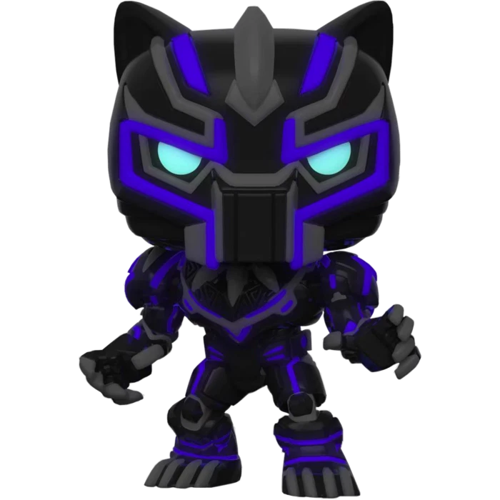 Black Panther - Marvel Mech Glow US Exclusive Pop! Vinyl [RS]-FUN55842-FUNKO - image 1 of 1