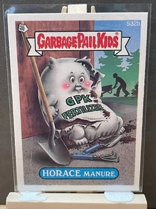 Horace Manure (532b) Garbage Pail Kids 1988 GPK - Picture 1 of 2
