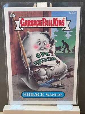Horace Manure (532b) Garbage Pail Kids 1988 GPK - Image 1 of 2