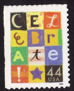 Scott #4407 Celebrate Block Letters Single Stamp - MNH - Picture 1 of 1