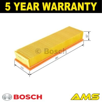 Filtro de aire Bosch para Renault Extra Safrane Super 5 Vauxhall Astra Cavalier Foto 1 de 4