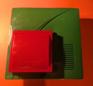 Christmas & Years Songs Wireless Doorbell Can You Imagine Holiday Big Red Button - Picture 1 of 2