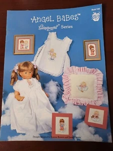 Angel Babes Enchantments Series Book 546 Green Apple Co. Cross Stitch 1983 - Bild 1 von 3
