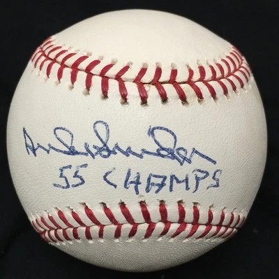 Duke Snider 55 WS Champs Signed Baseball PSA/DNA - Image 1 of 3