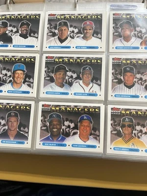 Massive Topps MLB Baseball Managers Superstars (330) Card Lot Pete Rose Cox ETC Foto 1 de 4