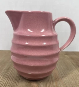 "Jarra de colmena de colección ringware cerámica artística rosa polvorienta 6x4"" no se puede leer marca de fabricante" - Imagen 1 de 10