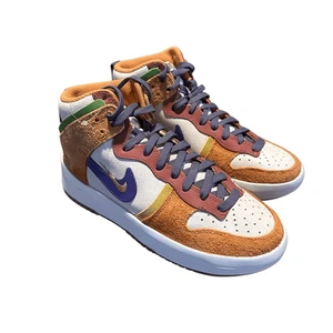 Nike Dunk High UP PRM Setsubun Orange DQ5012-133 Shoes Sneakers Womens Sz 8 - Picture 1 of 9