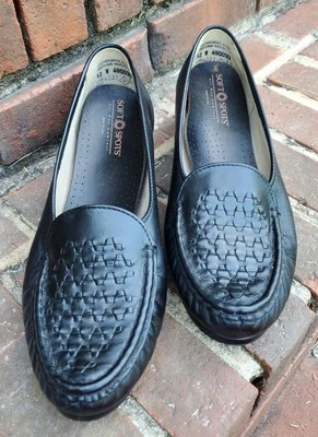 *Manchas macias*Sapatos estilo mocassim●Tamanho 12W●Couro●Pré-amado●Bom estado💜 - Imagem 1 de 4