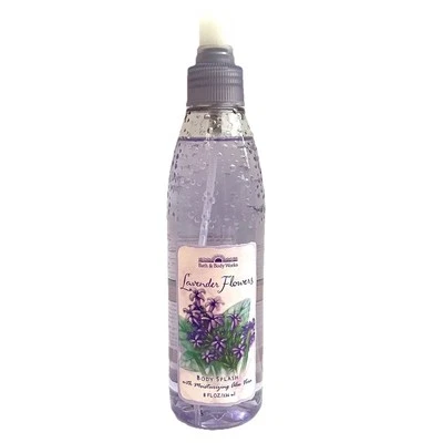 Vintage Bath & Body Works Lavender Flowers Body Splash 8oz MISSING CAP READ - Image 1 of 2