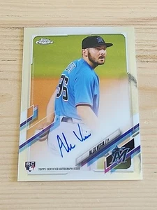 Alex Vesia 2021 Topps Chrome Rookie Autographs #RA-AV Marlins - Picture 1 of 2