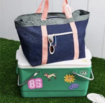 VICTORIA'S SECRET Pink Canvas Travel Tote Bag New In Package - Image 1 of 4