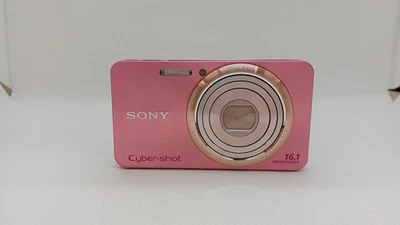 N.MINT SONY Cyber Shot DSC-W570 fotocamera digitale rosa 16,1 MP 5x zoom... - Immagine 1 di 4