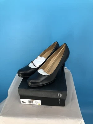 NUEVO Zapatos de salón Michelle para mujer de Naturalizer ® en cuero negro (talla 12 M) Foto 1 de 4