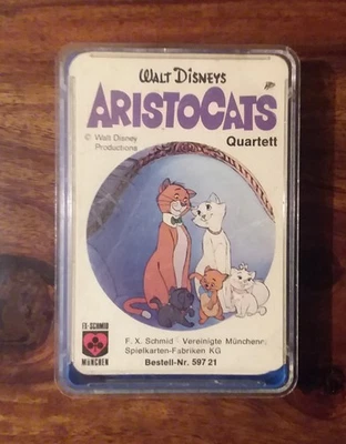 Aristocats Quartettspiel Kartenspiel FX Schmid Walt Disney - Nr. 5972- Komplett - Bild 1 von 4