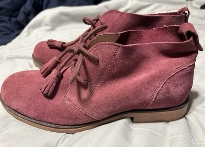 Hush Puppies Ciara Women’s Suede Ankle Booties Size 8 - Image 1 of 4