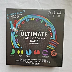 The Ultimate Family Board Game 6-in-1 2-6 Players Brand New Sealed -Minor damage - Picture 1 of 4