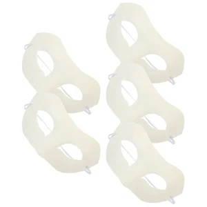 Máscara en blanco de papel de carnaval de 5 piezas hágalo usted mismo máscaras blancas para niños - Imagen 1 de 12
