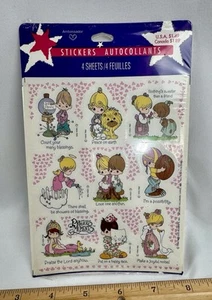 Precious Moments Hallmark Assorted Vintage 4 Sticker Sheets Ambassador - Picture 1 of 2