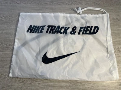 Nike Logo Track & Field Shoe Bag Cleats Drawstring Bag White - Image 1 of 2