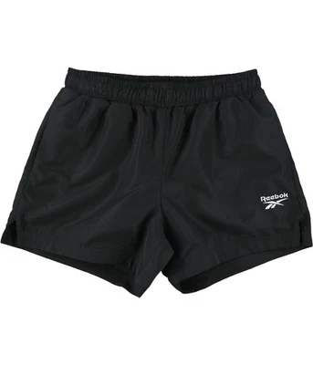 Reebok Womens Woven Athletic Workout Shorts, black, S - Image 1 of 2