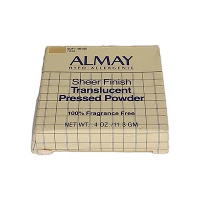 Almay Sheer Finish Translucent Pressed Powder Soft Beige 11219 - Image 1 of 4
