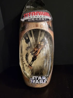 Stolen Speeder Bike Paploo 2006 STAR WARS Saga Titanium Die Cast MOC NOVO - Imagem 1 de 2