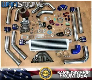 D-Series D15Z1 D16Z6 D16Y7 D16Y5 D16Y8 D16Z6 D15B .63 Turbo Kit Manifold BLUE - Bild 1 von 8
