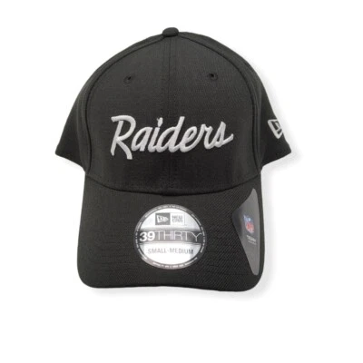 New Era Las Vegas Raiders 39Thirty Team 经典黑色弹性贴合帽子 — 第 1/4 张图片