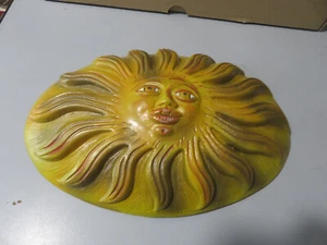 Decoro terracotta SOLE da parete esterno/interno FATTO A MANO tradizione Umbra - Imagen 1 de 8
