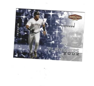 2002 Upper Deck Ballpark Idols Playmakers #P7 Barry Bonds GIANTS - Picture 1 of 1
