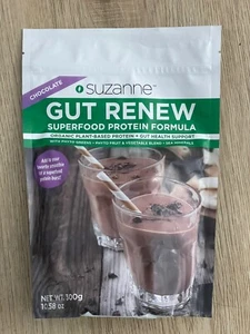 Suzanne Somers GUT RENEW Chocolate Superfood Protein Formula Gut Health Organic - Picture 1 of 3