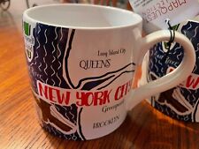 Mapquest Collection 2 NEW YORK CITY  Mug Coffee Tea Cup XL Size Souvenir NEW NWT