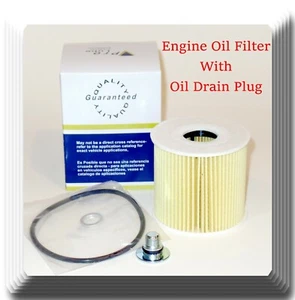 Engine Oil Filter W/ Oil Drain Plug Made In Korea Fits:Genesis G80 G90 V8 5.0L - Picture 1 of 3