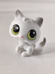LPS Littlest Pet Shop #100 White Kitten Hasbro Free Shipping Worldwide