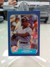 1986 Fleer Mini #23 Rickey Henderson