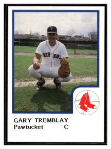 Gary Tremblay 1986 ProCards Pawtucket Red Sox #25 Pawtucket Red Sox