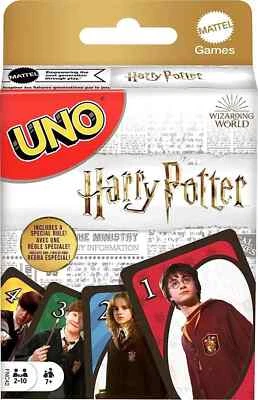 Uno Harry Potter Family Card Game - Multi-Colour FNC42 Mattel Games - NEW - Image 1 of 4