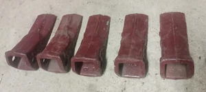 Lot of 5: MTG MH23L Bucket Tooth OEM Backhoe Loader Excavator Skid Steer - Picture 1 of 13