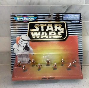 Star Wars Micro Machines Space Rebel Pilots 1995 Galoob 66080 New Sealed - Picture 1 of 2
