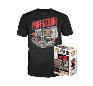 Funko Pop and Tee Bundle: Star Wars The Mandalorian Moff Gideon + LARGE T-Shirt - Picture 1 of 7