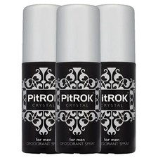 PitROK Cristallo Naturale Deodorante Per Uomo 100ml Profumato pelle Sensibile 3