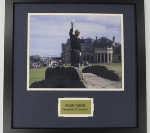 Arnold Palmer Farewell to St. Andrews & The British Open Custom Framed Photo - Picture 1 of 1