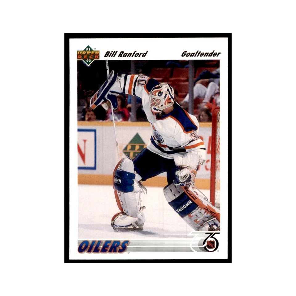 1991 Upper Deck Bill Ranford Hockey Cards #117 - Image 1 of 3