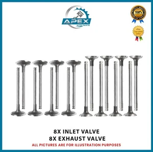 OPEL INSIGNIA 2.0 D B20DTH DIESEL ENGINE INLET & EXHAUST VALVE - 16PCS - Picture 1 of 4