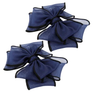 2PCS Shoes Decorative Accessories Shoe Bowknot Decors Decorative Shoe Clips - Picture 1 of 12
