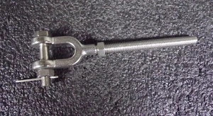 Turnbuckle, Jaw End, Right, 1200Lb, 6" 2UMA2 (M) - Picture 1 of 4