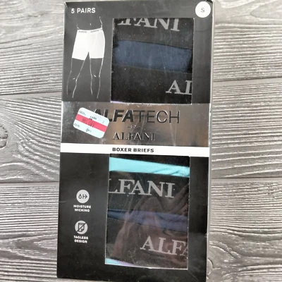 Мужские трусы-боксеры Alfani AlfaTech упаковка 5 шт. нижнее белье разноцветные S - Изображение 1 из 4