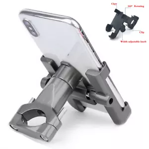 360° Aluminum GPS Cell Phone Holder Mount for Motorcycle Bike Bicycle Handlebar - Picture 1 of 11