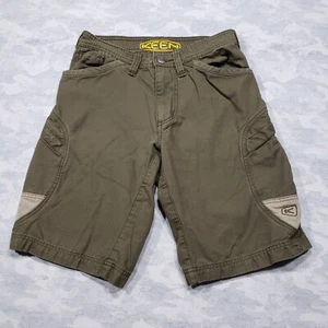 Keen Shorts Mens 28 Green Hybrid Canvas Outdoors Hiking Travel Camp - Picture 1 of 12